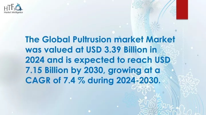 the global pultrusion market market was valued