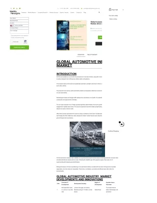"Trends and Forecasts for the Global Automotive Industry 2022-2027"
