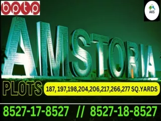 READY TO MOVE 197 SQ.YARDS PLOTS IN BPTP AMSTORIA DWARKA EXPRESSWAY 8826997781