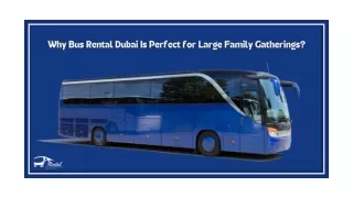 Why Bus Rental Dubai Is Perfect for Large Family Gatherings?