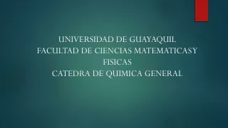 INTRODUCCIÓN A LA QUÍMICA