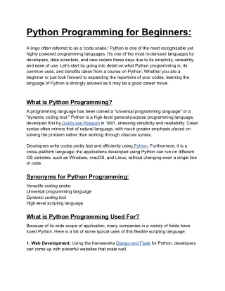 blog of python