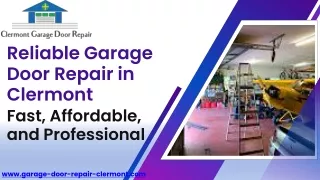 Reliable Garage Door Repair in Clermont fast affordable and professional