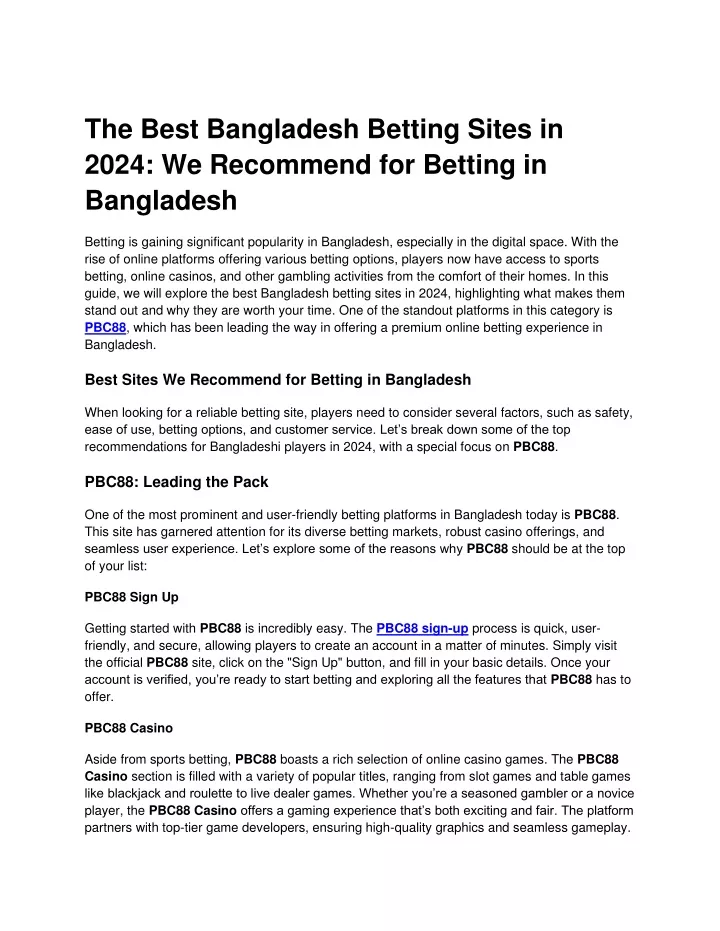 the best bangladesh betting sites in 2024