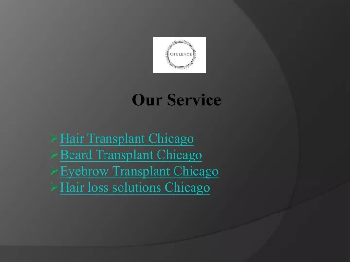 our service