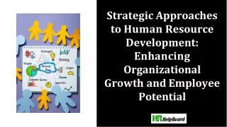 strategic approaches to human resource