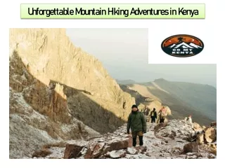 Unforgettable Mountain Hiking Adventures in Kenya