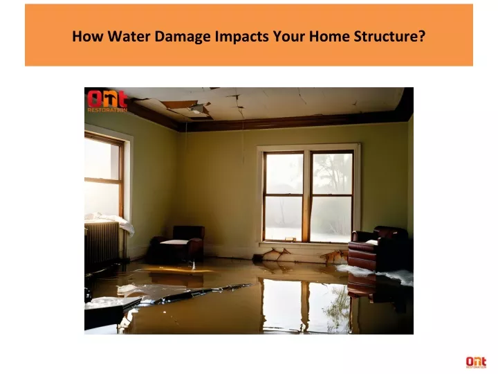 how water damage impacts your home structure