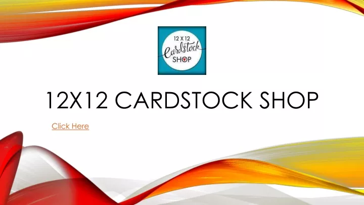 12x12 cardstock shop