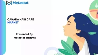 canada hair care market