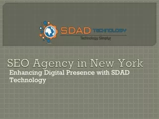 SEO Agency in New York Enhancing Digital Presence with SDAD Technology