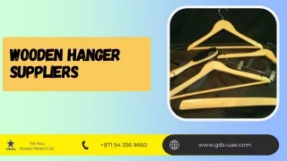 wooden hanger suppliers pdf