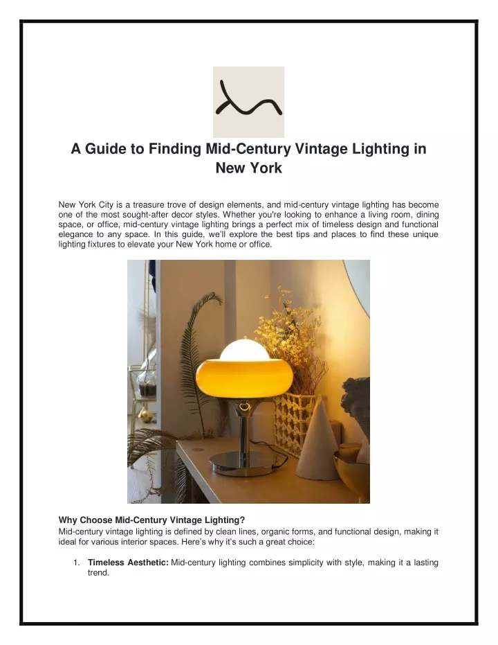 a guide to finding mid century vintage lighting