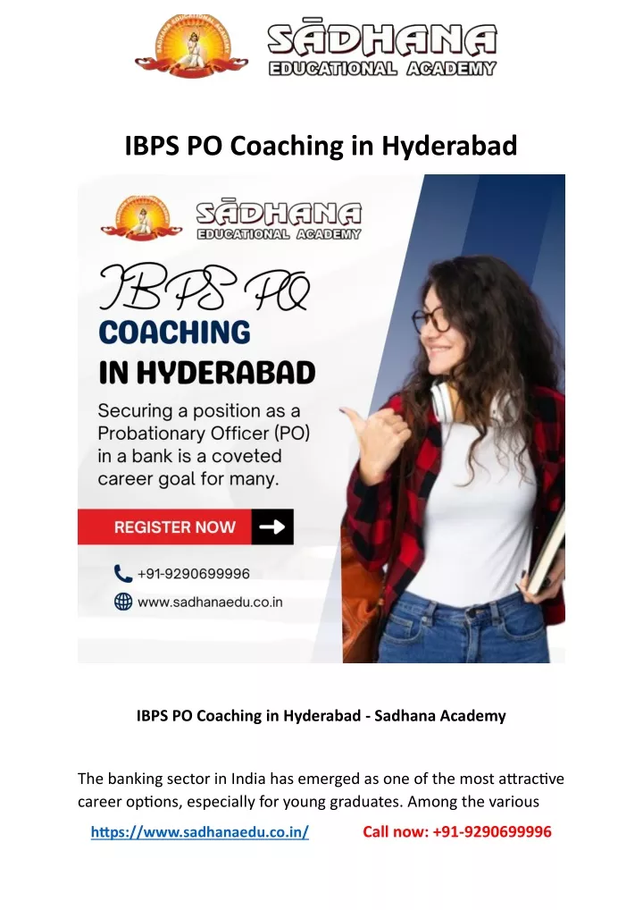 ibps po coaching in hyderabad