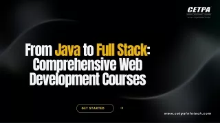 from java to full stack comprehensive