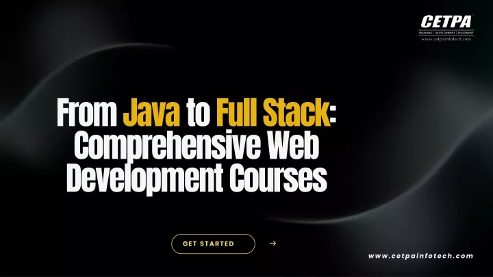 from java to full stack comprehensive