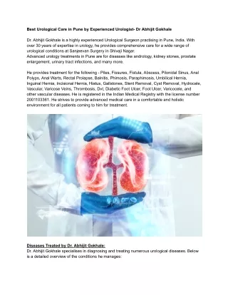 Best Urological Care in Pune by Experienced Urologist- Dr Abhijit Gokhale (1)