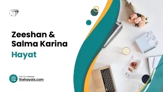 Zeeshan and Salma Karina Hayat