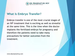 What Is Embryo Transfer?