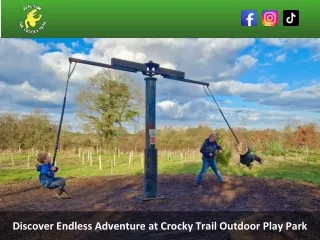 Discover Endless Adventure at Crocky Trail Outdoor Play Park