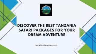 Discover the Best Tanzania Safari Packages for Your Dream Adventure