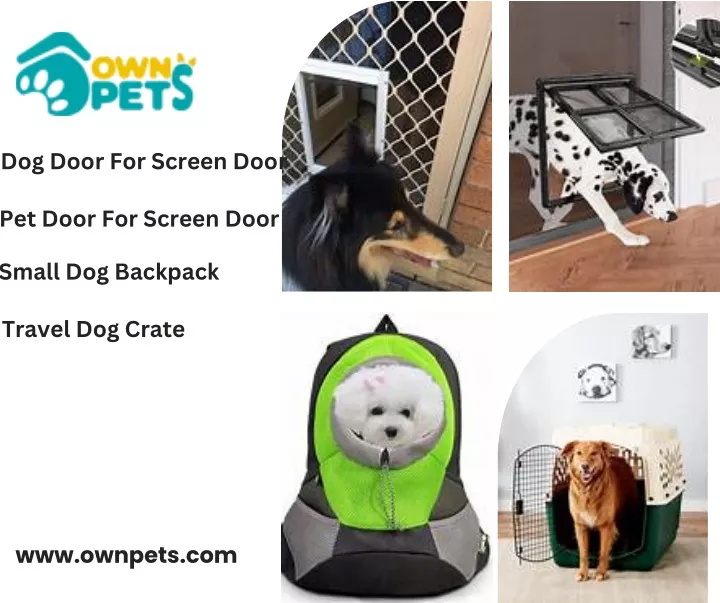 dog door for screen door