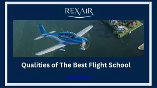 Qualities of The Best Flight School