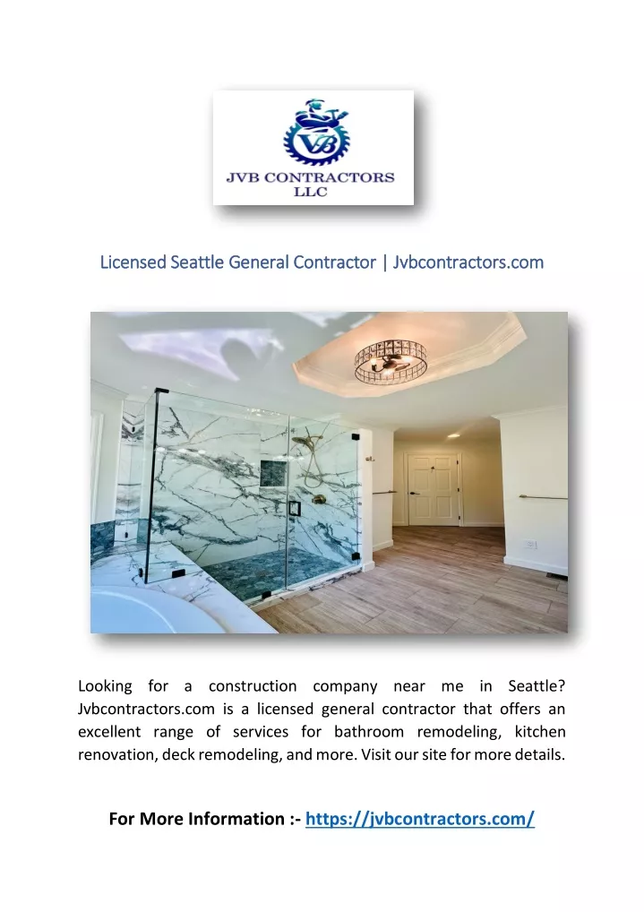 licensed seattle general contractor