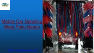 Mobile Car Detailing West Palm Beach