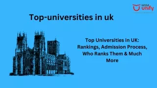 top-universities in uk