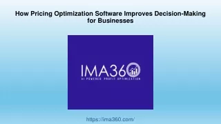 how pricing optimization software improves decision making for businesses