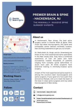 Premier Brain & Spine - Hackensack, NJ