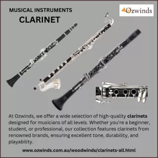 musical instruments clarinet