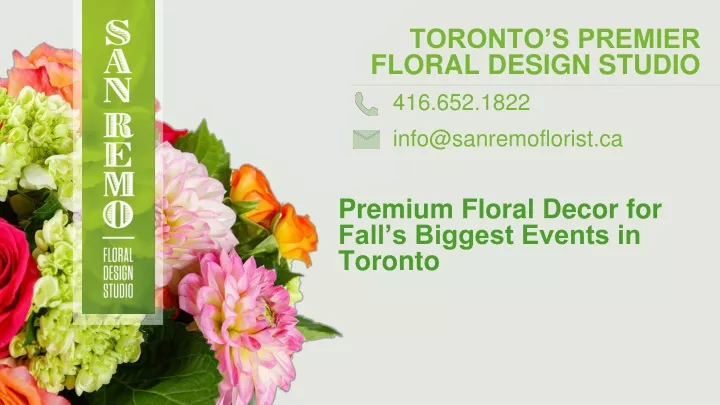 toronto s premier floral design studio