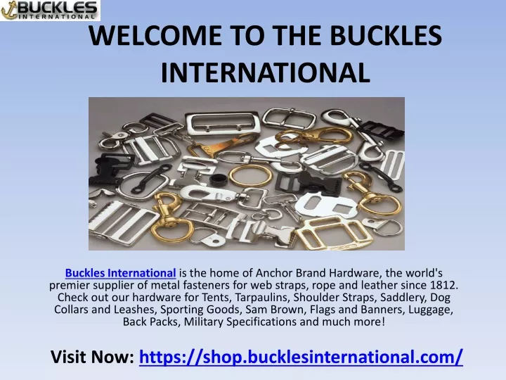 welcome to the buckles international