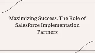 Salesforce Implementation Partners: 360 Degree Cloud