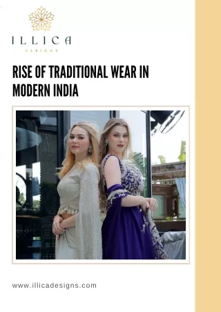 Rise of Traditional Wear in Modern India