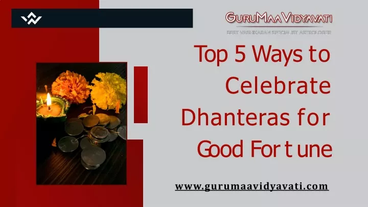 top 5 ways to celebrate dhanteras