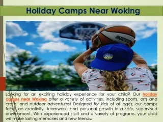 Holiday Camps Near Woking