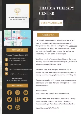trauma therapy center