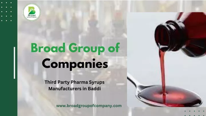 broad group of companies