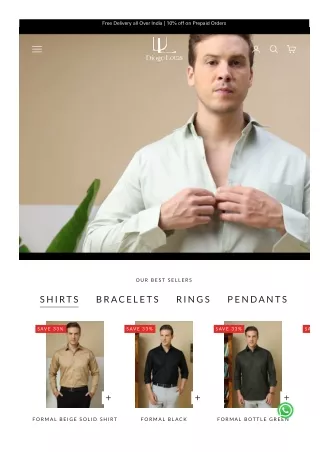 Diogo Louis Fashion for Men  Men Formal Shirts Store Online