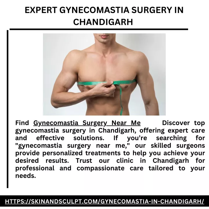 expert gynecomastia surgery in chandigarh