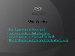The Best Restaurants in Hyderabad, India - World of wiskies