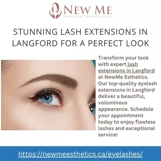 Stunning Lash Extensions in Langford for a Perfect Look