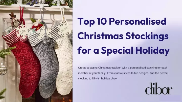 top 10 personalised christmas stockings