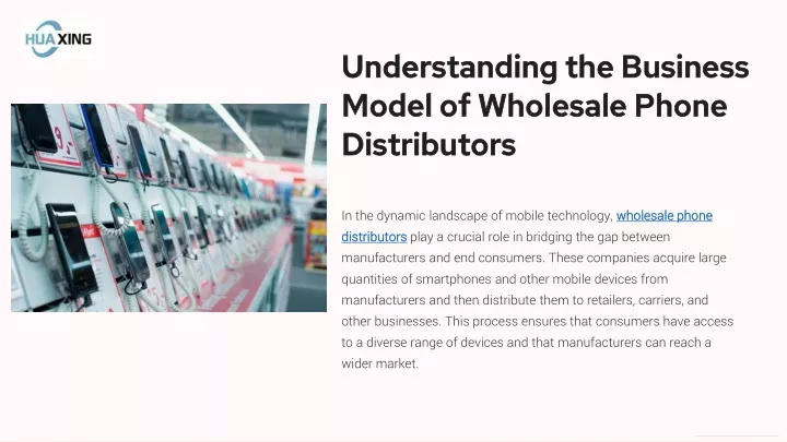 understanding the business model of wholesale