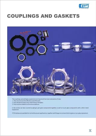 Couplings and Backing Flange | Goel Scientific Canada