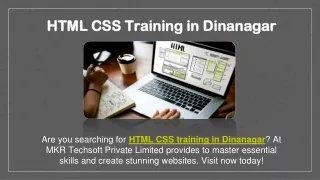 HTML CSS Training in Dinanagar