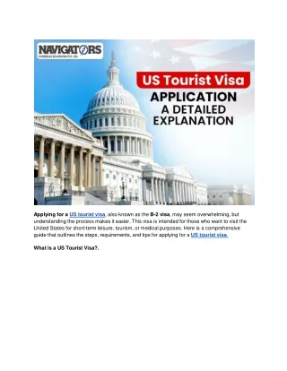 How to Apply for a US Tourist Visa_ A Step-by-Step Guide